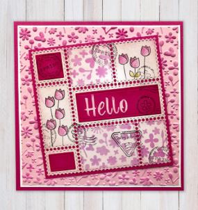Nellies Choice - Emboss Die - Postal Stamp SD303