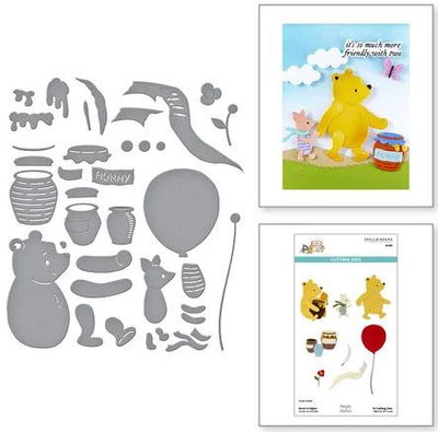 Spellbinders - Etched Dies - Pooh & Piglet S5-682
