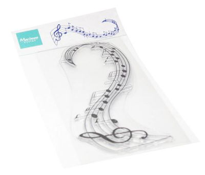 Marianne D - Clear Stamps - Music Swirl CS1174