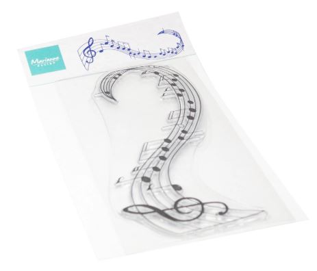 Marianne D - Clear Stamps - Music Swirl CS1174