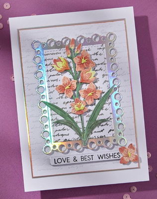Spellbinders - Etched Dies - Gladiolus S4-1429