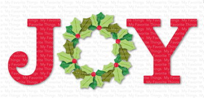 My Favorite Things - Die-namics - Mini Holly Wreath  MFT-2650