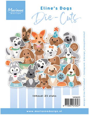 Marianne D - Die-Cuts - Eline's Dogs  VK9623