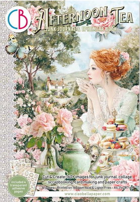 Ciao Bella - Junk Journal A4 Ephemera Book - Afternoon Tea 32pcs  CBB020