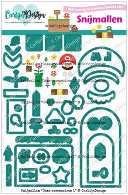 CarlijnDesign - Cutting & Embossing Die - Game Accessoires  CDSN-0347