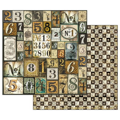 Stamperia Paper Pad 12x12 - Alchemy 10 sheets