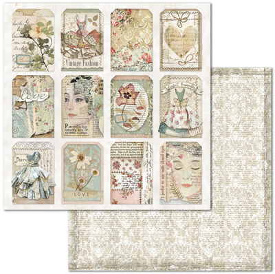 Stamperia Paper Pad 8x8 - Imagine