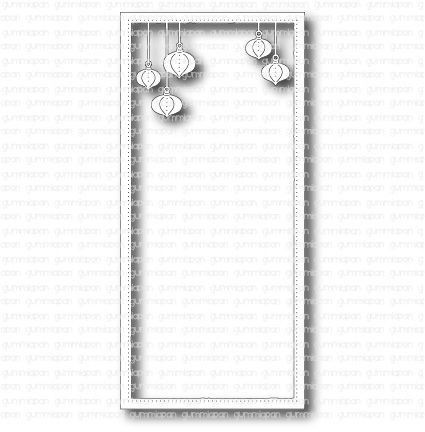 Gummiapan - Dies - GA SlimLine med Julkulor D220948