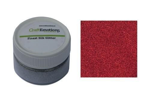 CraftEmotions Finest Silk Glitter red 16gr