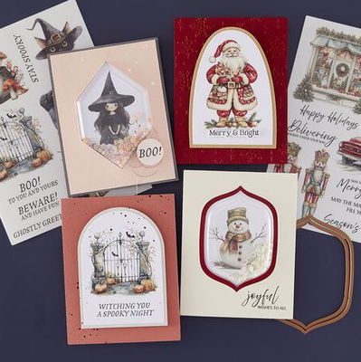 Spellbinders - Rub-On Sheets - Simply Made Joyful Wishes SCSR-005