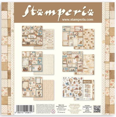 Stamperia - 12x12 Paper Mini Pad 6pcs - Baby