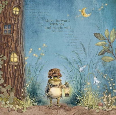 Stamperia - Paper Pad 8x8 Maxi Backgrounds Single Face - Hidden Grove