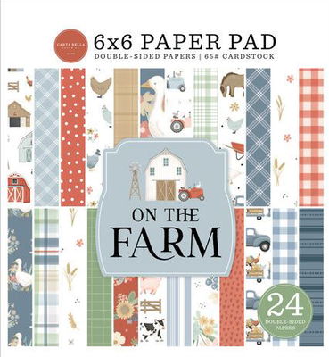 Carta Bella - 6x6 paper pad - On the farm