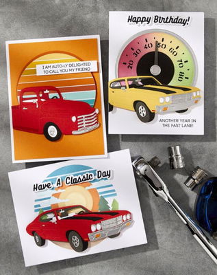 Spellbinders - Etched Dies - Car & Truck Die Bundle BD-0963