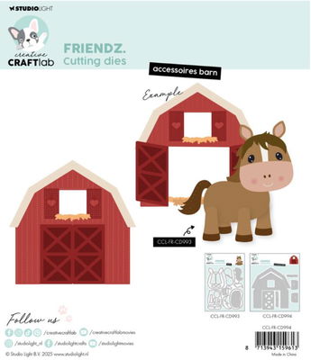 Studio Light - Cut. and Emb. Die  - Friendz  Barn CD994