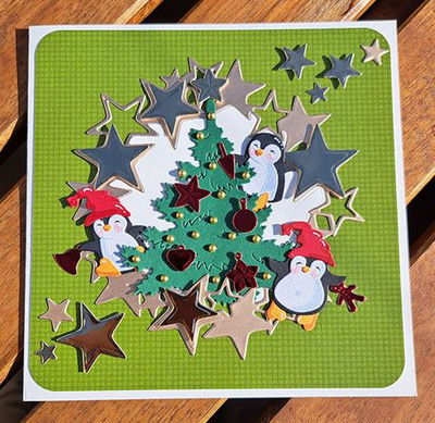 By Lene - Cutting & Embossing Die - Baby Ice Bear  BLD1788