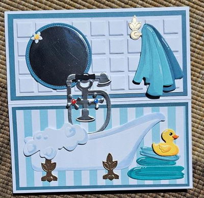 By Lene - Cutting & Embossing Die - Bathtub  BLD1758