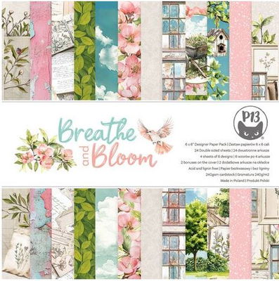 Piatek13 - Paper pad - Breathe and Bloom 6x6 P13-BLO-09