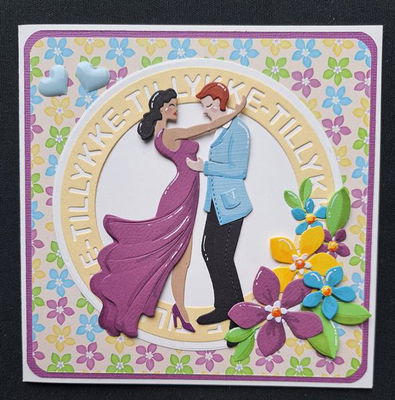 By Lene - Cutting & Embossing Die - Wedding Couple  BLD1749