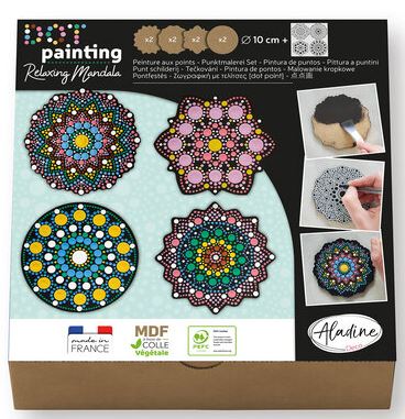 Aladine - Dot Painting Set 8 Shapes 10cm 85496