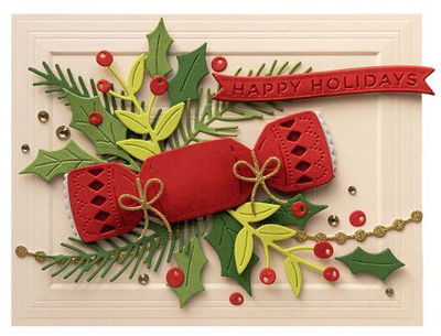 Spellbinders - Etched Dies - City Holiday Christmas Cracker S5-698
