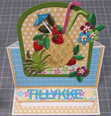 By Lene - Cutting & Embossing Die - Hawaii Drink BLD1743