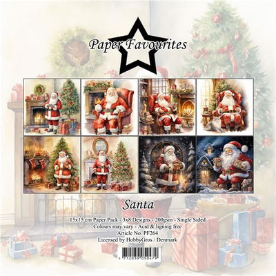 Paper Favourites - 6x6  Paper Pack - Santa PF264