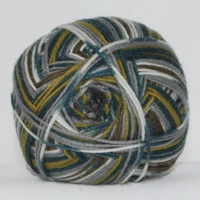 Aloe Sockwool Print-, 10 nystan a100 g./fp.
