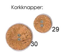 Knapp 18 mm kork 50 st/ fp. (29) 30.0817