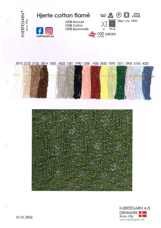 Hjerte Cotton Flamé