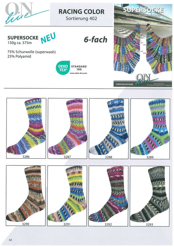 Racing Color-402 (6-fach) 8 & 1,5 kg