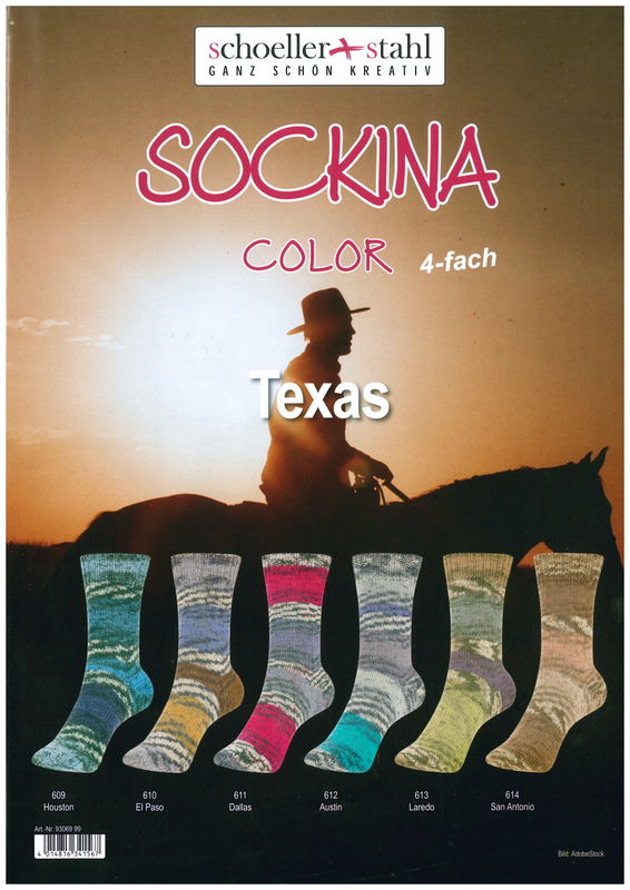 Fortissima Color "Texas"  4-fach,  6 färger á 1,0 kg.