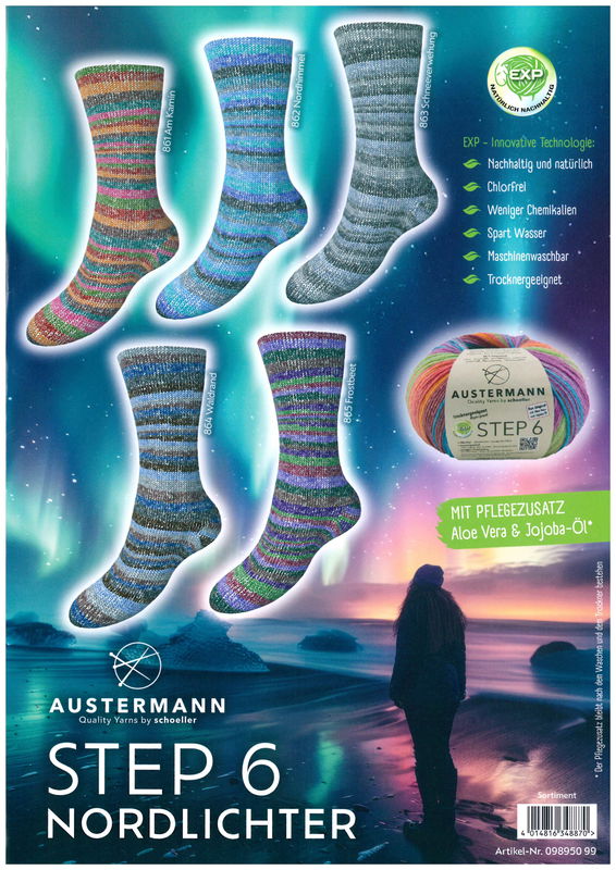 Step 6-Nordlichter,  5 färger á 1,5 kg.