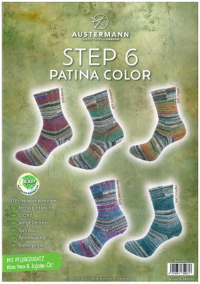 Step 6-Patina Color,  5 färger á 1,5 kg.