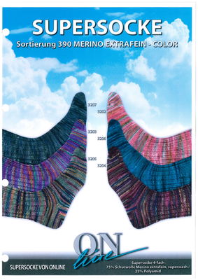 Merino Extrafine Color-390 (4-fach)   6 x 1 kg