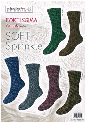 Fortissima Color "Soft Sprinkle"  4-fach,  6 färger á 1,0 kg.