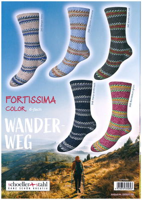 Fortissima Color "Wander-Weg"  6-fach,  5 färger á 1,5 kg.