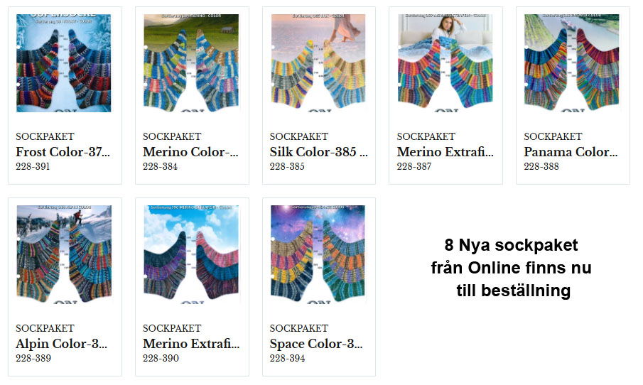 Nya sockpaket från Online