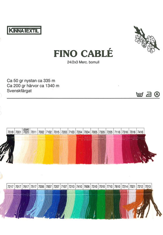24/2X3 Fino Cablé 200 gram/härva