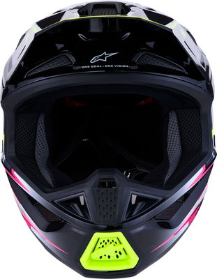 HELMET SM7 BLASTER BLK/GRY/YLW