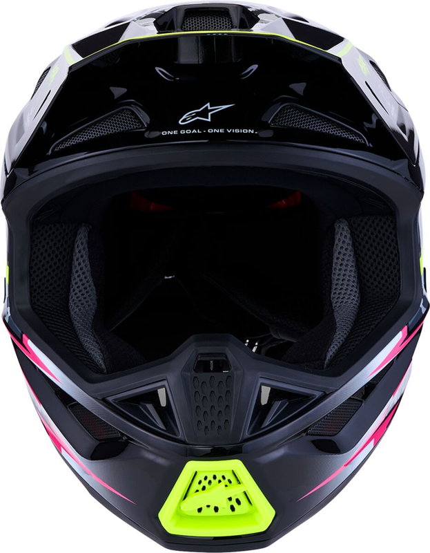 HELMET SM7 BLASTER BLK/GRY/YLW