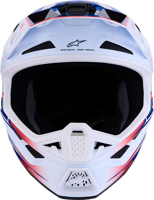 HELMET SM7 BLASTER WHT/BLU/RED