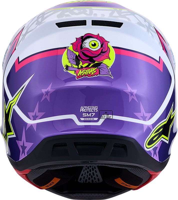 HELMET SM7 BLASTER PUR/PNK/WHT