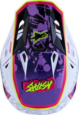 HELMET SM7 BLASTER PUR/PNK/WHT