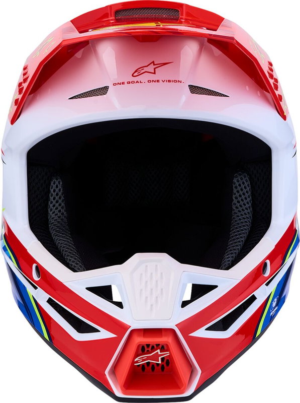 HELMET SM3 FALCON RED/WHT/BLU