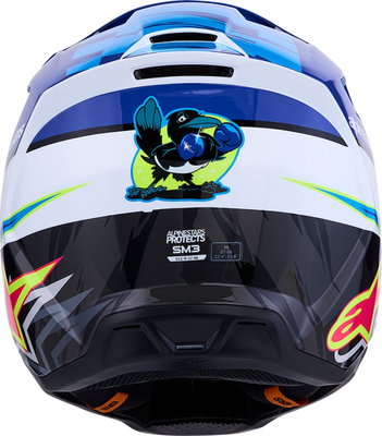 HELMET SM3 FALCON BLU/BLK/PNK