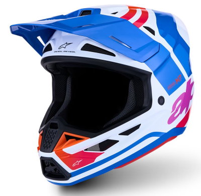 HELMET SM7 CORE WHT/BLU/PNK XS