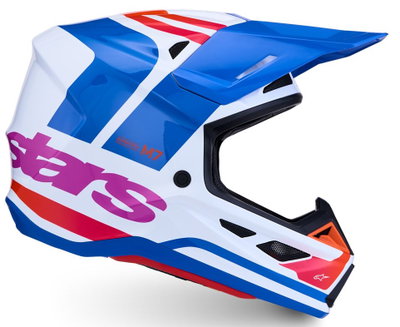 HELMET SM7 CORE WHT/BLU/PNK XL