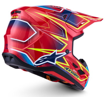 HELMET SM7 CAST RED/YLW/BLU XS