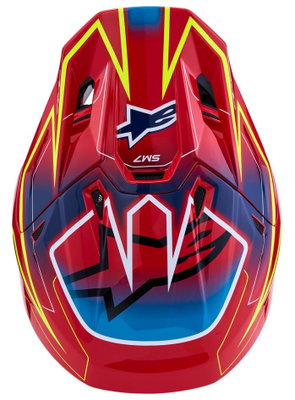 HELMET SM7 CAST RED/YLW/BLU 2X